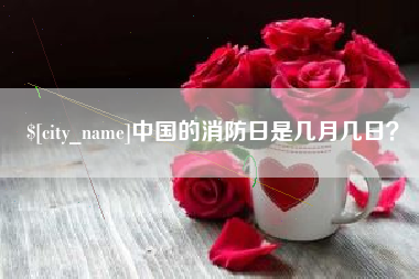 泗洪中国的消防日是几月几日？