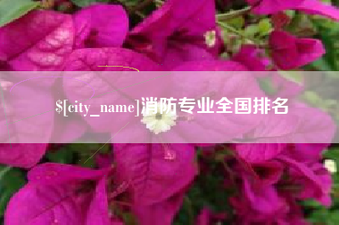 泗洪消防专业全国排名