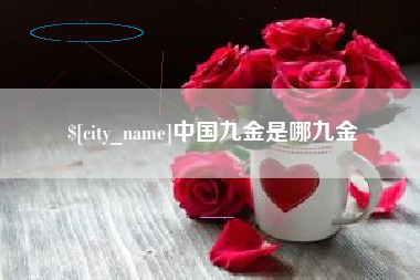 泗洪中国九金是哪九金