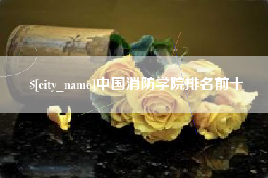 泗洪中国消防学院排名前十