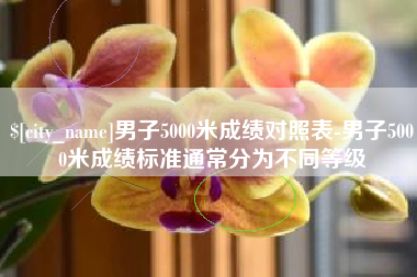 泗洪男子5000米成绩对照表-男子5000米成绩标准通常分为不同等级