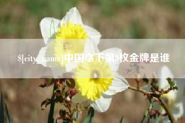 泗洪中国拿下第9枚金牌是谁