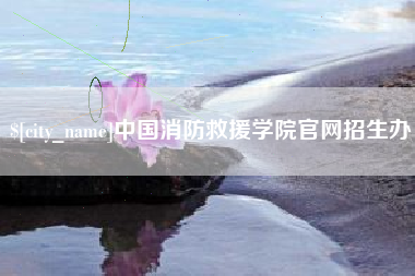 泗洪中国消防救援学院官网招生办