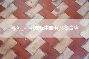 泗洪现在中国有几名金牌