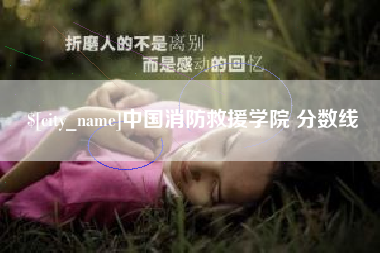泗洪中国消防救援学院 分数线