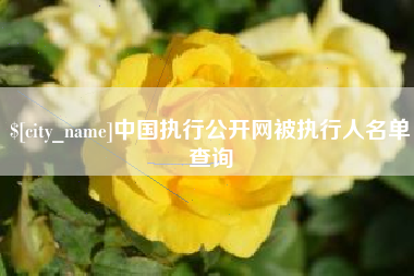 泗洪中国执行公开网被执行人名单查询