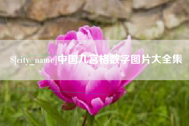 泗洪中国九宫格数字图片大全集