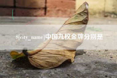 泗洪中国九枚金牌分别是