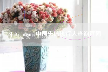 泗洪中国失信执行人查询官网
