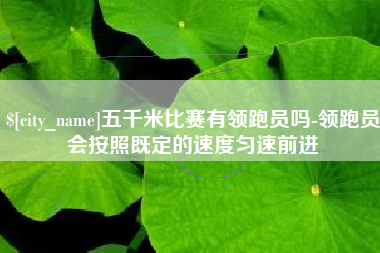 泗洪五千米比赛有领跑员吗-领跑员会按照既定的速度匀速前进