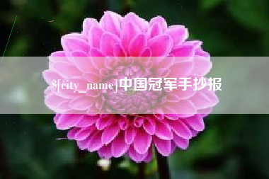 泗洪中国冠军手抄报