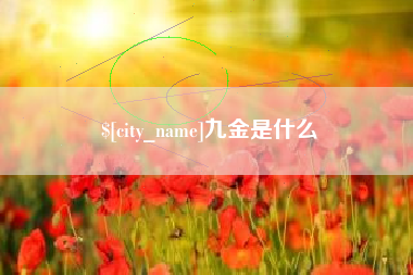泗洪九金是什么