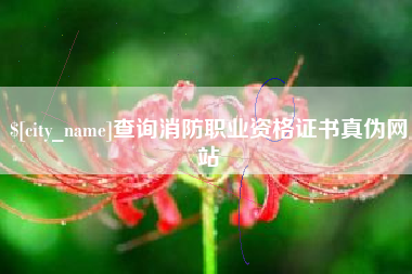 泗洪查询消防职业资格证书真伪网站