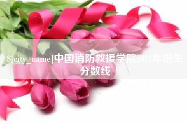 泗洪中国消防救援学院2021年招生分数线