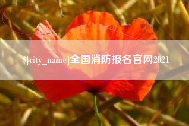 泗洪全国消防报名官网2021